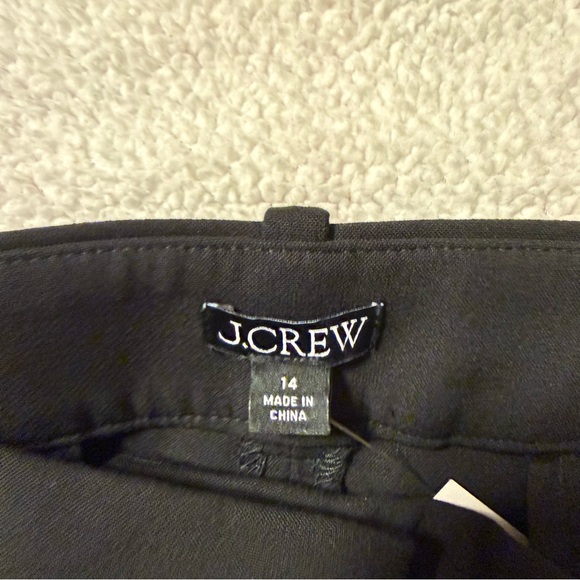 J.Crew Black Sydney Wide Leg Flare Pant in Four-Season Cropped Stretch - Picture 11 of 14